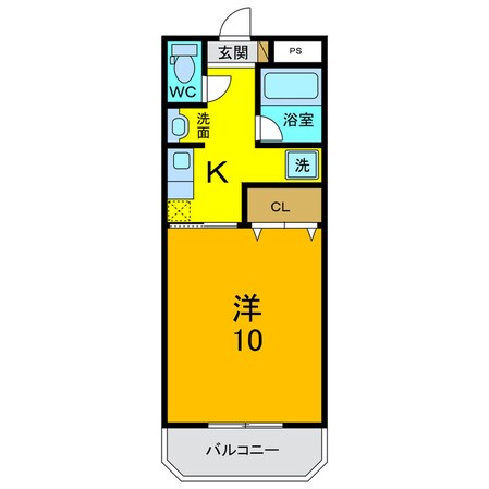 リファインハイツの物件間取画像